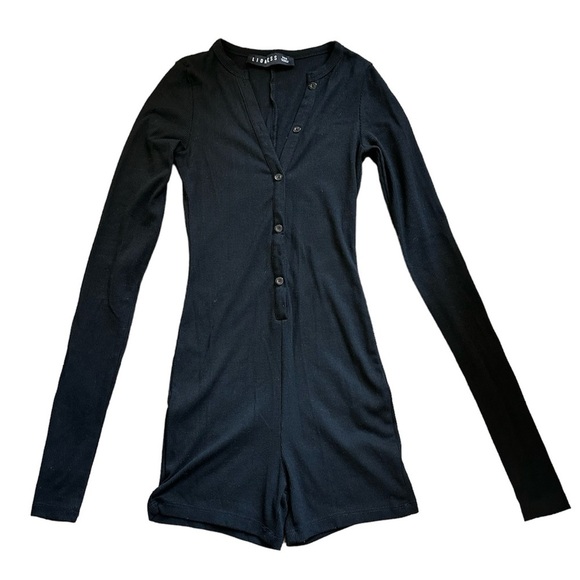 Lioness Angel Romper Long Sleeve in Black XXS - Picture 3 of 8
